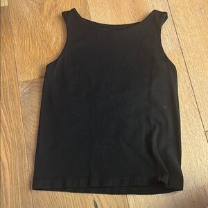Black tank top